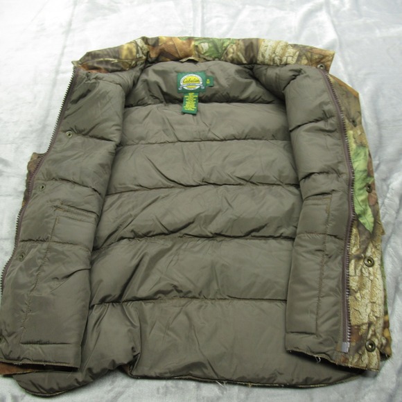 Cabelas Down Vest Kids Medium Puffer Youth Hunting Outdoor Insulated Warm Thick - Picture 4 of 10